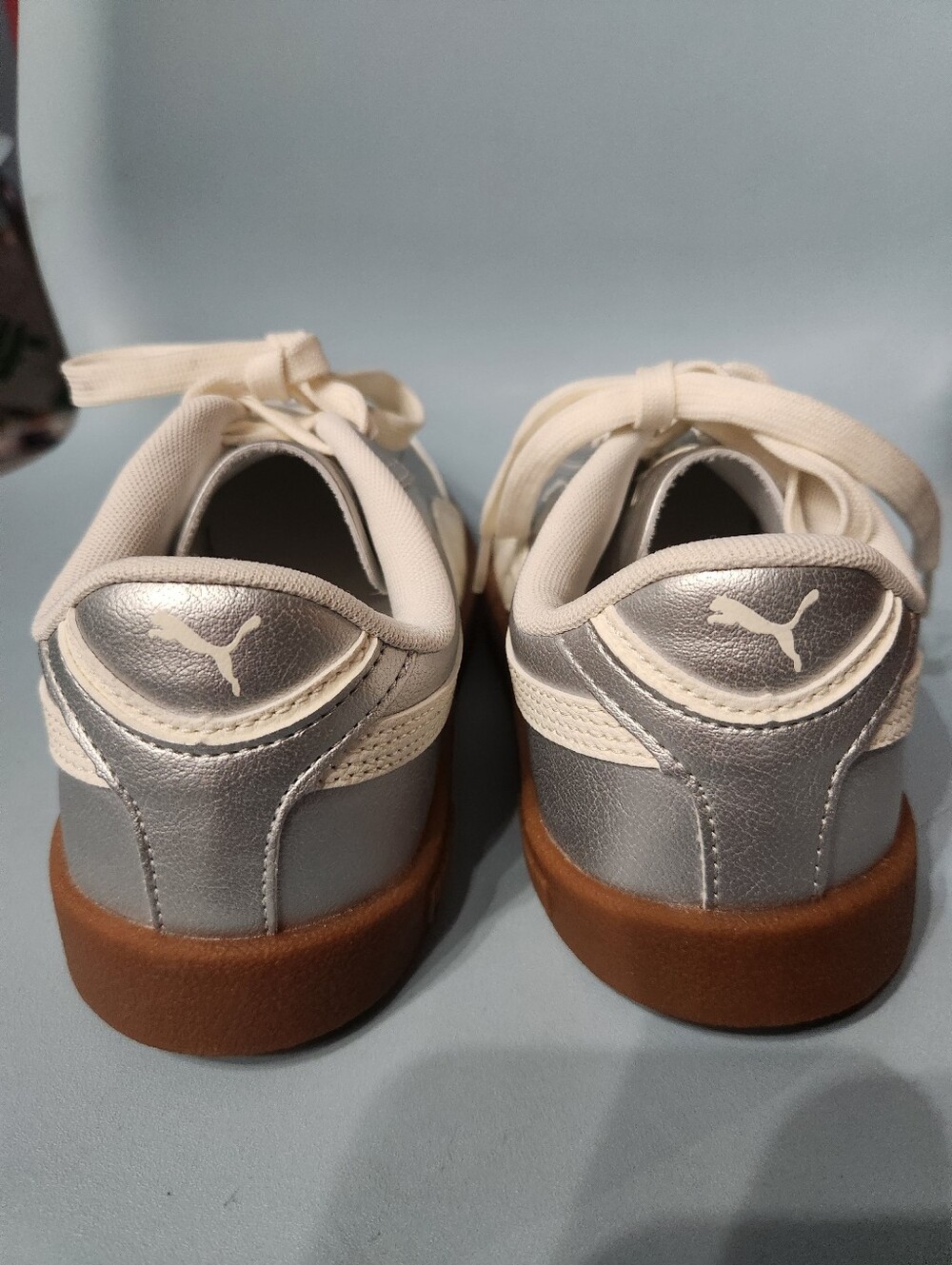 Puma Club Era II Womens Size US Size 7 Silver Sneakers - Picture 11 of 15
